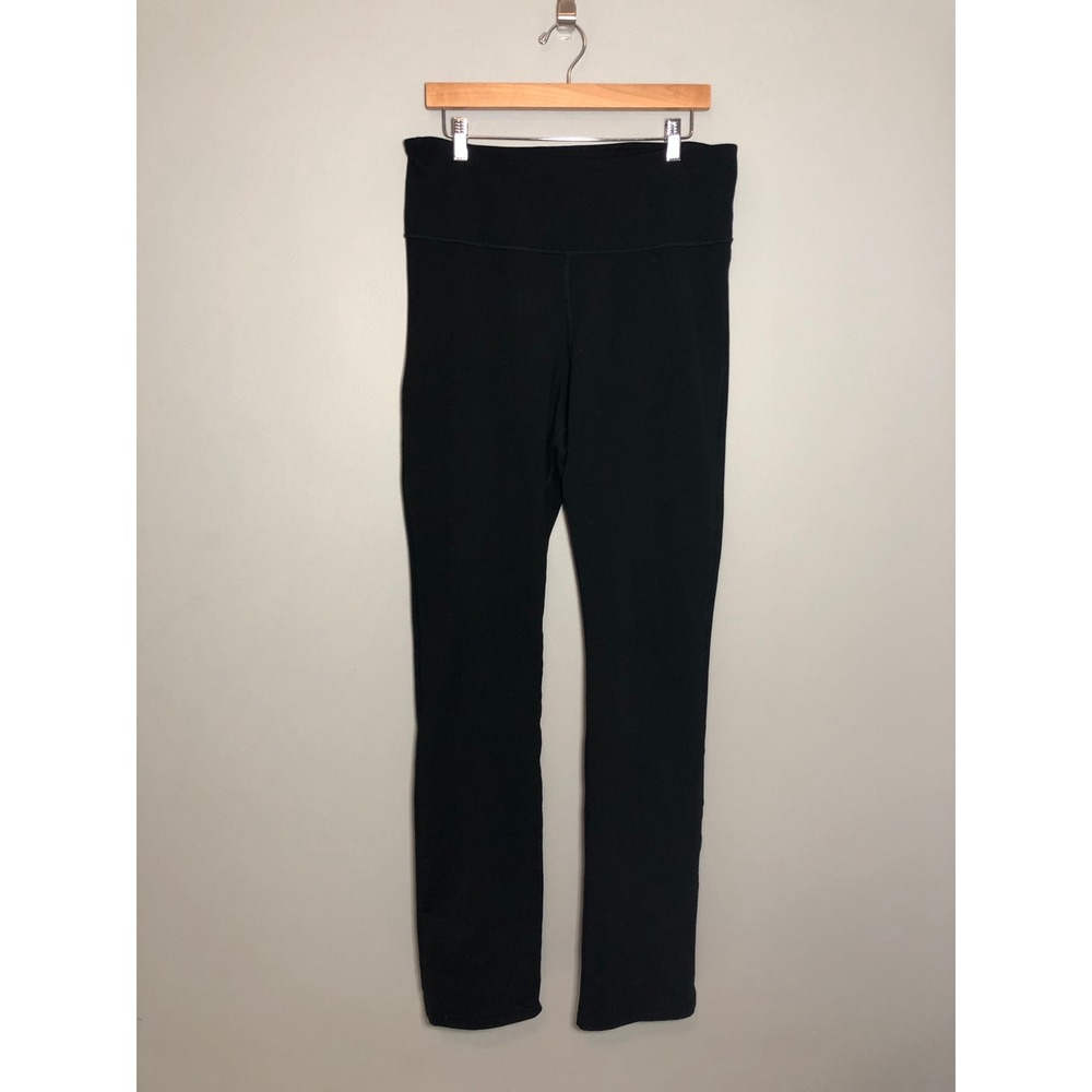 Old Navy Active Leggings Womens XL Tall Black Go-Dry High Waisted Straight Leg